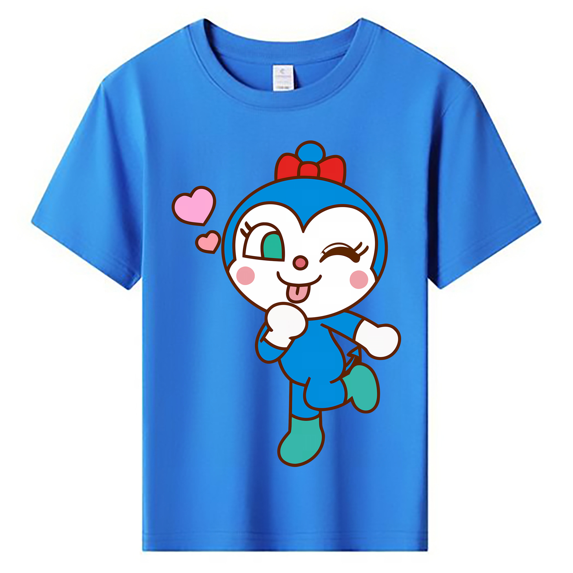 （画像用） アンパンマン Anpanman 綿100％キッズTシャツ（フロントプリント）